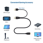 Cable Matters Micro USB 3.0 to USB Splitter Cable 20 Inches