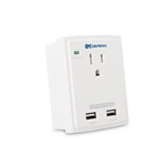 Cable Matters Single-Outlet Wall Mount Surge Protector with 2.4A Dual USB Charging Ports
