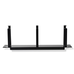 Cable Matters 1U 10&rdquo; Rack-Mount Cable Management Panel with 3 D-Rings