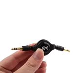 Cable Matters 2-Pack Retractable Aux Cable 2.5 Feet