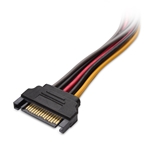 Cable Matters 3-Pack 15 Pin SATA Power Y-Splitter Cable 8 Inches