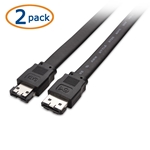 Cable Matters 2-Pack Shielded eSATA Cable 3 Feet