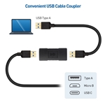 Cable Matters 2-Pack USB 3.0 Female Coupler