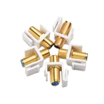 Cable Matters 5-Pack Gold-Plated RG6 Keystone Jack Insert