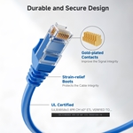 Cable Matters 5-Pack Cat6 Snagless Ethernet Patch Cable