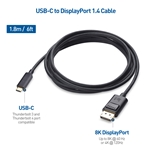 Cable Matters USB-C to DisplayPort Cable - 8K Ready