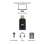 Cable Matters 2-Pack USB to Stereo Audio Adapter