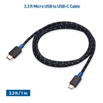 Cable Matters Braided USB-C to Micro USB 2.0 Cable