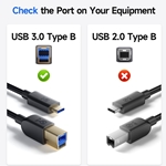 Cable Matters USB-C to USB-B 3.0 Cable