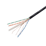 Cable Matters Cat6 Outdoor Rated UTP Bulk Ethernet Cable for Direct Burial in Black - 1000 Feet