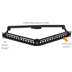 Cable Matters 24-Port Keystone Jack Blank 19&rdquo; Angled Patch Panel