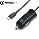 Cable Matters 18W 2.4A 1-Port USB Car Charger with Certified Qualcomm Quick Charge 2.0 Technology