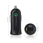 Cable Matters 18W 2.4A 1-Port USB Car Charger with Certified Qualcomm Quick Charge 2.0 Technology