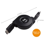 Cable Matters Retractable HDMI Cable 3.5 Ft - HDR and 4K Ready