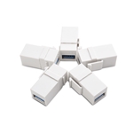 Cable Matters 5-Pack USB 3.0 Keystone Jack Inserts in White