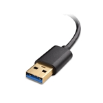 Cable Matters USB 3.0 to HDMI Adapter with Gigabit Ethernet in Black