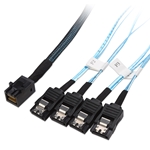 Cable Matters Internal HD Mini SAS (SFF-8643) to 4 SATA Forward Breakout Cable 3.3 Feet / 1m