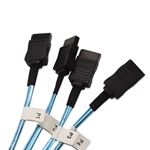 Cable Matters Internal HD Mini SAS (SFF-8643) to 4 SATA Forward Breakout Cable 3.3 Feet / 1m