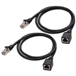 Cable Matters 2-Pack Cat6 Shielded Ethernet Extension Patch Cable