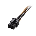 Cable Matters 2-Pack 6 Pin PCIe to SATA Power Cable 8 Inches