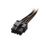 Cable Matters 2-Pack PCI-E 8 Pin to 2 Molex Power Cable 4 Inches