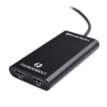 Cable Matters [Intel Certified] Thunderbolt 3 to Dual HDMI Adapter - 4K 60hz Ready