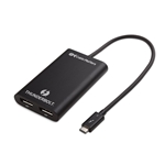 Cable Matters [Intel Certified] Thunderbolt 3 to Dual DisplayPort Adapter - 4K 60hz Ready