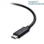 Cable Matters [Intel Certified] Thunderbolt 3 USB-C Cable Supporting 100W Charging