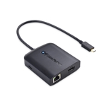 Cable Matters USB-C Multiport Adapter with 4K HDMI, 2x USB 3.0, Gigabit Ethernet, and Power Delivery