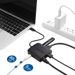 Cable Matters USB-C Multiport Adapter with 4K HDMI, 2x USB 3.0, Gigabit Ethernet, and Power Delivery