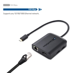 Cable Matters USB-C Multiport Adapter with 4K HDMI, 2x USB 3.0, Gigabit Ethernet, and Power Delivery