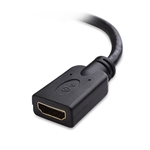 Cable Matters 2-Pack Mini HDMI to HDMI Adapter 6 Inch