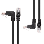 Cable Matters Combo Pack Angled Cat6 Ethernet Patch Cable (Right Angle Down + Right Angle Up)