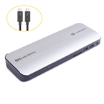 Cable Matters Aluminum Thunderbolt 3 Dock with Dual 4K 60Hz Video and 60W Power Delivery