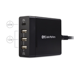Cable Matters 72W 4-Port USB-C Charger with 60W Power Delivery