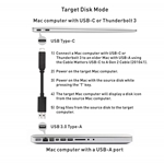 Cable Matters [USB-IF Certified] USB-C to USB-A Gen 2 (10 Gbps) Cable 3.3 Ft