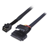 Cable Matters Internal 12G HD Mini SAS SFF-8643 to U.2 SFF-8639 Cable with SATA power - 0.7m/2 Feet