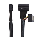 Cable Matters Internal 12G HD Mini SAS SFF-8643 to U.2 SFF-8639 Cable with SATA power - 0.7m/2 Feet