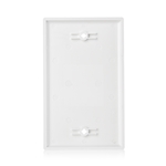 Cable Matters [UL Listed] 10-Pack Single-Gang Blank Wall Plate Cover in White