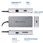 Cable Matters USB-C Multiport Adapter with 4K HDMI, Card Reader, USB 3.0, Gigabit Ethernet, and 100W Power Delivery