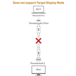 Cable Matters USB-C to Mini DisplayPort Cable 6 Feet - 4K Ready