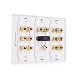 Cable Matters Triple Gang 7.1 Speaker Wall Plate with HDMI