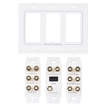 Cable Matters Triple Gang 7.1 Speaker Wall Plate with HDMI