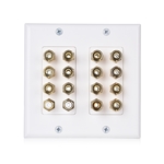 Cable Matters Double Gang 7.2 Speaker Wall Plate