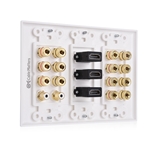 Cable Matters Triple Gang 7.2 Speaker Wall Plate with HDMI