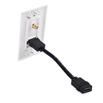 Cable Matters HDMI Wall Plate with Coax Outlet