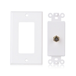 Cable Matters 2-Pack 1-Port TV Cable Wall Plate