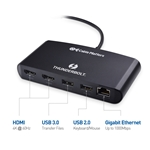 Cable Matters Thunderbolt 3 Dual HDMI Mini Dock - 4K 60hz Ready