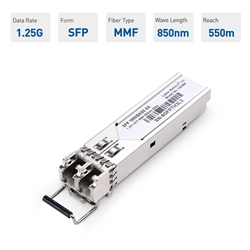 2-Pack 1000BASE-SX SFP to LC Fiber Transceiver Modular